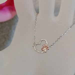 4/$20❤️ BNWT Charmed Aroma Adjustable Paw Print Bracelet🐾